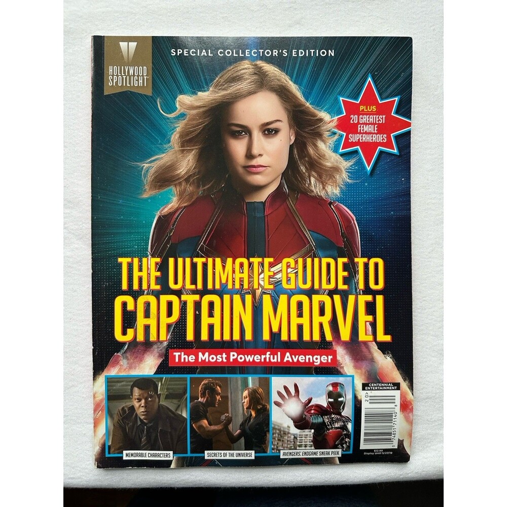 HOLLYWOOD SPOTLIGHT  MAGAZINE,THE ULTIMATE GUIDE TO CAPTAIN MARVEL  ISSUE, 2019